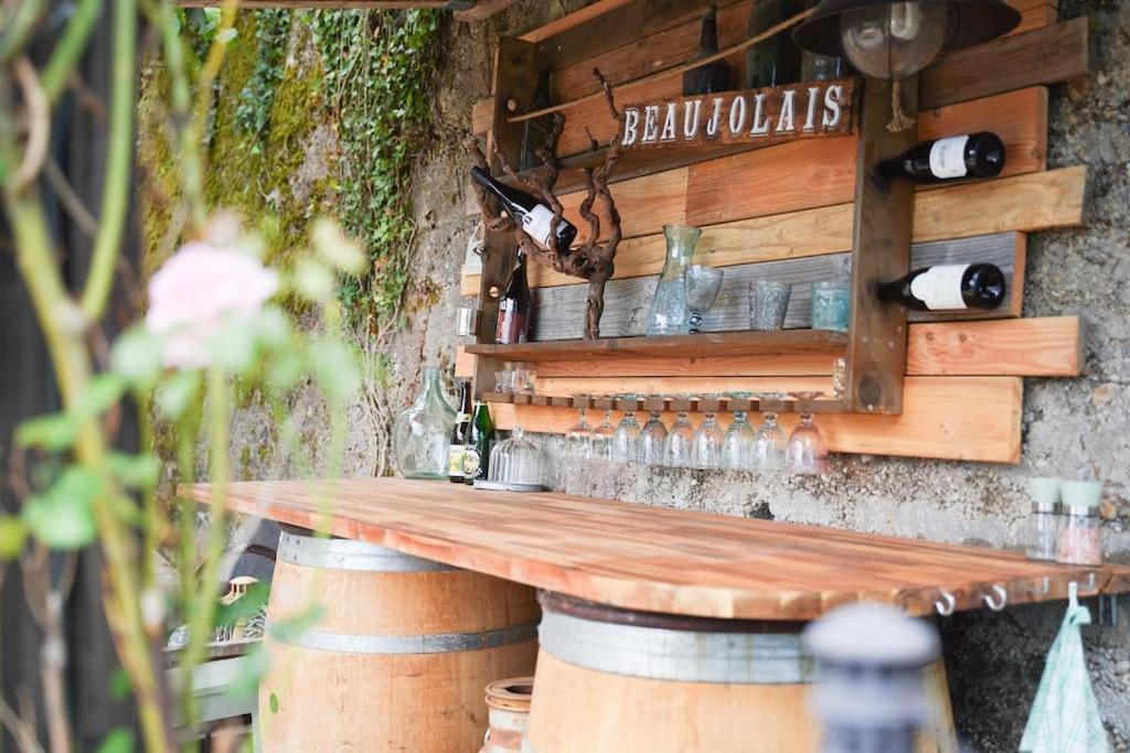 Maison Vigneron - Maison Et Studio Saint-Didier-sur-Beaujeu Kültér fotó